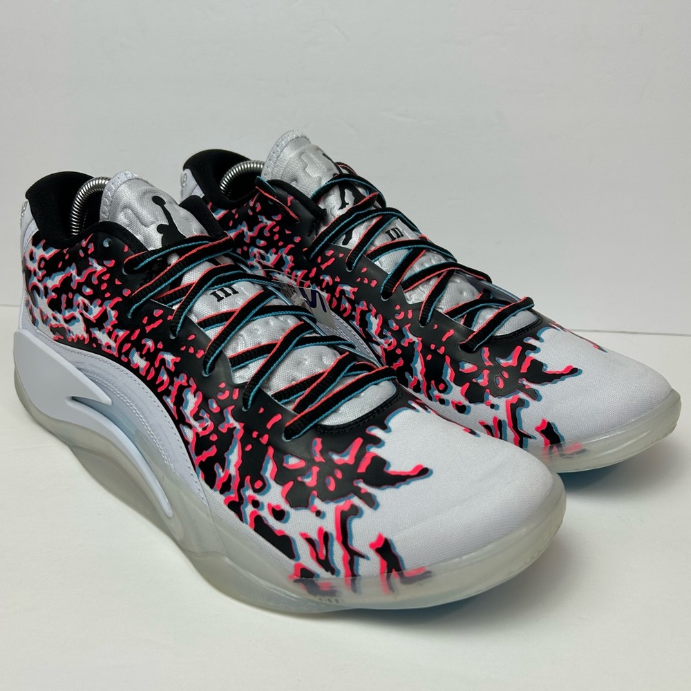 New Nike Air Jordan Zion 3 NRG Grey Multi-Color 3D Basketball Shoes Mens Sz 10.5